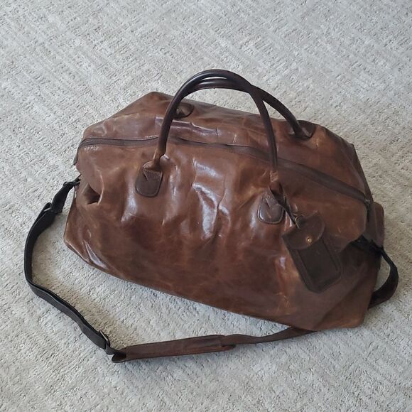 Moore and Giles | Leather Benedict Weekend Bag - Picture 3 of 13